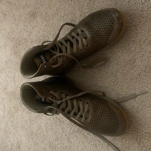 No bull brown/gold high tops